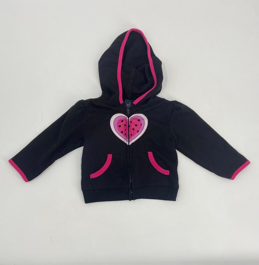 Faded Glory little girls zip up sweater 18 Months